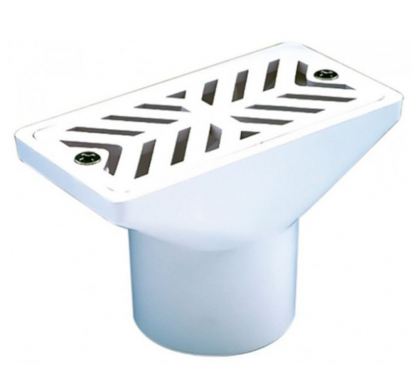 Overflow channel drainage point, to glue ID 2" (D63 mm)